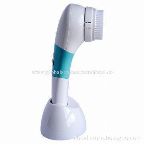 Sonic Facial Brush for Cosmetic Cleaning with 4 Replacement Heads